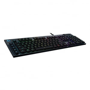 Logitech G815 LIGHTSYNC Amerikai nemzetközi Tactile Gamer billentyűzet fekete (920-008992)