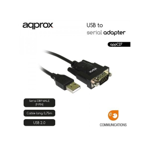 Approx USB2.0 - Serial port adapter 75cm (APPC27)