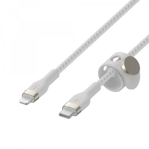 Belkin BOOST CHARGE PRO Flex USB-C - Lightning k&aacute;bel 2m feh&eacute;r (CAA011bt2MWH)