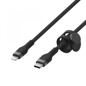 Belkin BOOST CHARGE PRO Flex USB-C - Lightning k&aacute;bel 3m fekete (CAA011bt3MBK)