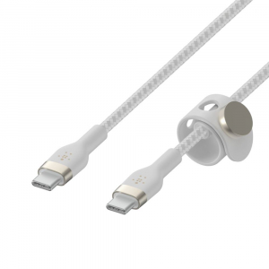 Belkin BOOST CHARGE PRO Flex USB-C - USB-C k&aacute;bel 2m feh&eacute;r (CAB011bt2MWH)