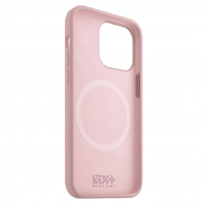 Next One Silicone iPhone 14 Pro Max MagSafe kompatibilis tok pink (IPH-14PROMAX-MAGSAFE-PINK)