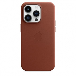 Apple MagSafe-rögzítésű iPhone 14 Pro bőrtok umbra - barna (MPPK3ZM/A)