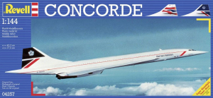 Revell Concorde British Airways Repülőmodell építőkészlet 1:144 (04257)