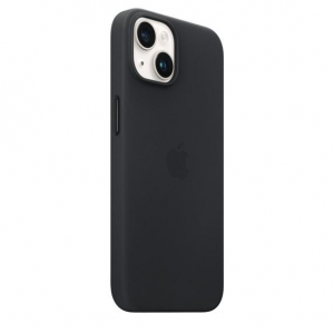 Apple MagSafe-rögzítésű iPhone 14 bőrtok éjfekete (MPP43ZM/A)