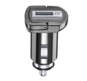 CELLULARLINE autós töltő USB aljzat (5V / 1000mA, 5W) FEKETE (MICROCBRUSB1AK)