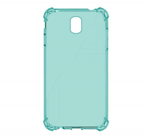 Szilikon telefonvédő (közepesen ütésálló, légpárnás sarok) CYAN [Samsung Galaxy J3 (2017) SM-J330 EU]