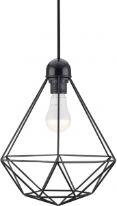 Nordlux Tees F&uuml;ggől&aacute;mpa LED E27 60W fekete (84863003)