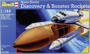 Revell Space Shuttle Discovery & Booster Teremjármű építőkészlet 1:144 (04736)