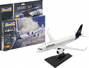 Revell Airbus A320 neo Lufthansa Repülőmodell építőkészlet 1:144 (63942)