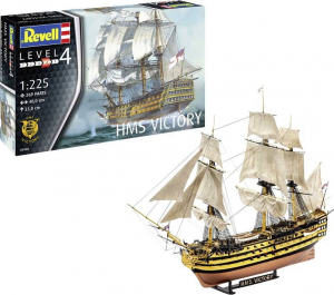 Revell RV Model Set HMS Victory Haj&oacute;modell &eacute;p&iacute;tők&eacute;szlet 1:225 (65408)