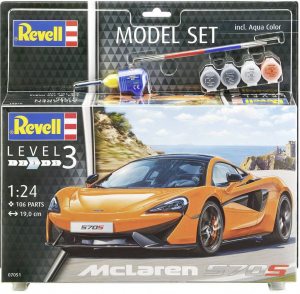 Revell McLaren 570S Aut&oacute;modell &eacute;p&iacute;tők&eacute;szlet 1:24 (67051)