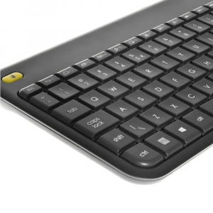 Logitech K400 Plus vezeték nélküli angol billentyűzet fekete (920-007143)