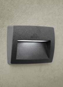 Fumagalli LORENZA 190 LED 3K R7S kültéri falilámpa fekete (AS2.000.000.AXK1R)