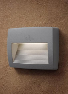 Fumagalli LORENZA 190 LED 4K R7S kültéri falilámpa szürke (AS2.000.000.LXK1L)