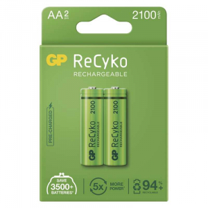 GP RECYKO AA HR6 2100MAH 2db ceruza akkumlátor (B2121)