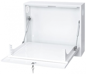 Stalflex 2U fali rack szekrény 19" 130mm fehér (CR19-2U-130-W)