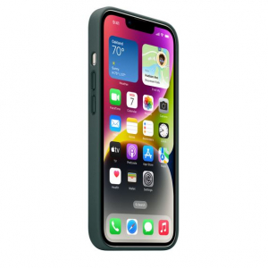 Apple MagSafe-rögzítésű iPhone 14 bőrtok erdőzöld (MPP53ZM/A)