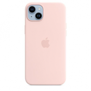 Apple MagSafe-rögzítésű iPhone 14 Plus szilikontok krétarózsaszín (MPT73ZM/A)