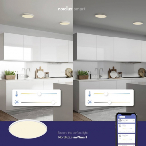 Nordlux Oja 60 LED-es mennyezeti l&aacute;mpa LED LED EEK: E (A - G) 30W feh&eacute;r (2015146101)