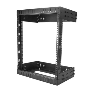 Startech.com 20" 12U nyitott fali rackszekrény fekete (RK12WALLOA)