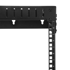 Startech.com 20" 12U nyitott fali rackszekrény fekete (RK12WALLOA)
