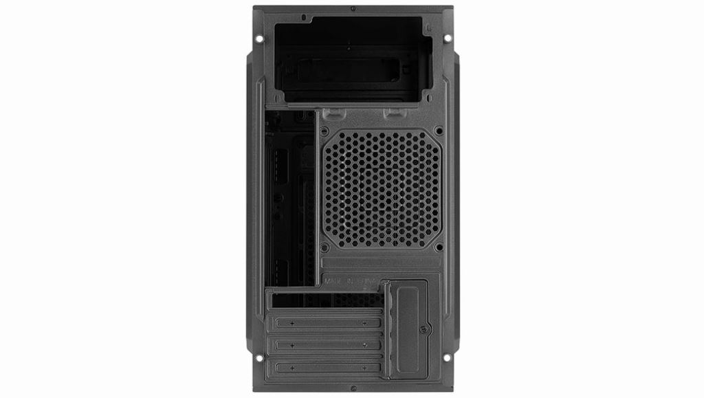 Aerocool CS-106 (CS-106-S-BK-v1) táp nélküli Micro ATX ház fekete (ACCS ...