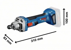 Bosch GGS 18V-20 solo akkus egyens csiszol&oacute; (0.601.9B5.400) akkumul&aacute;tor n&eacute;lk&uuml;l
