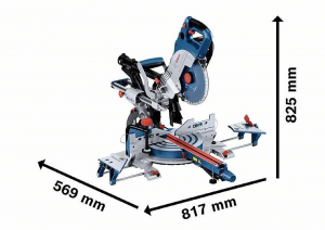 Bosch GCM 18V-216 DC gérvágó- és asztali fűrész akku nélkül (0.601.B47.000)