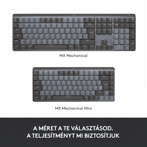 Logitech MX Mechanical Tactile US billentyűzet Graphite (920-010757)