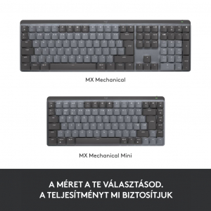 Logitech MX Mechanical Mini Tactile UK billentyűzet Graphite (920-010779)