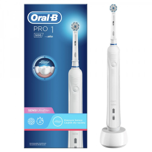 Braun Oral-B PRO 1 500 D16 elektromos fogkefe Sensi fejjel (10PO010172)