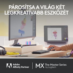 Logitech MX Master 3S Machez készült vezeték nélküli egér űrszürke (910-006571)