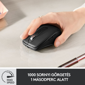 Logitech MX Anywhere 3 vezeték nélküli bluetooth egér grafitszürke (910-005988)