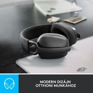 Logitech Zone Vibe 100 zajszűrős mikrofonos vezeték nélküli headset szürke (981-001213)