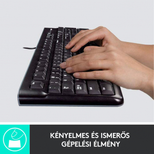 Logitech Desktop MK120 vezetékes billentyűzet és egér szett, angol (920-002563)