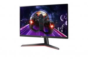 24" LG 24MP60G-B LCD monitor fekete-piros