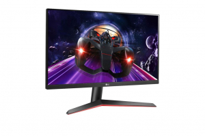 24" LG 24MP60G-B LCD monitor fekete-piros