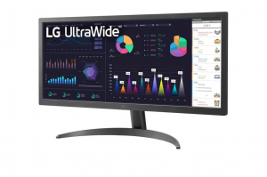 26" LG 26WQ500-B LCD monitor fekete