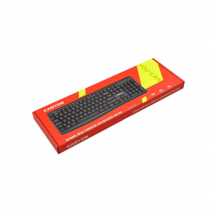 Canyon CNE-CKEY5-HU multimédiás billentyűzet fekete