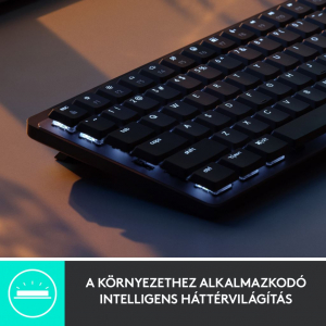 Logitech MX Mechanical Mini Tactile UK billentyűzet Graphite (920-010779)