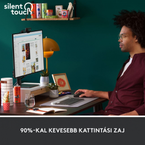 Logitech Signature M650 nagyméretű for Business vezeték nélküli egér grafitszürke (910-006348)