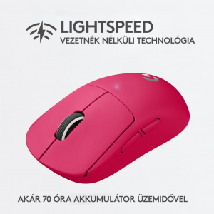 Logitech Pro X Superlight vezeték nélküli gamer egér rózsaszín (910-005956 / 910-005957) 
