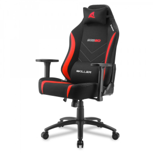 Sharkoon Skiller SGS20 Fabric gaming szék fekete-piros (4044951035038)