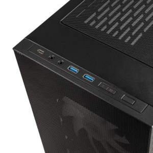 Lian Li LANCOOL 205 MESH C táp nélküli ablakos ház fekete