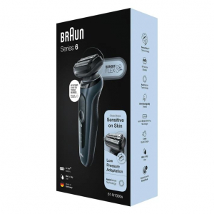 Braun Series 6 61-N1000s Wet&Dry borotva utazótokkal szürke-fekete