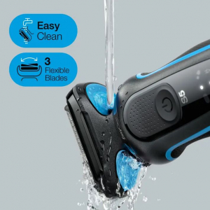 Braun Series 5 51-B1000s Wet&Dry borotva fekete-kék