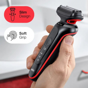 Braun Series 5 51-R1000s Wet&Dry borotva fekete-piros