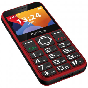 myPhone HALO 3 mobiltelefon időseknek piros
