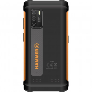 myPhone HAMMER Iron 4 4/32GB Dual-Sim mobiltelefon fekete-narancs